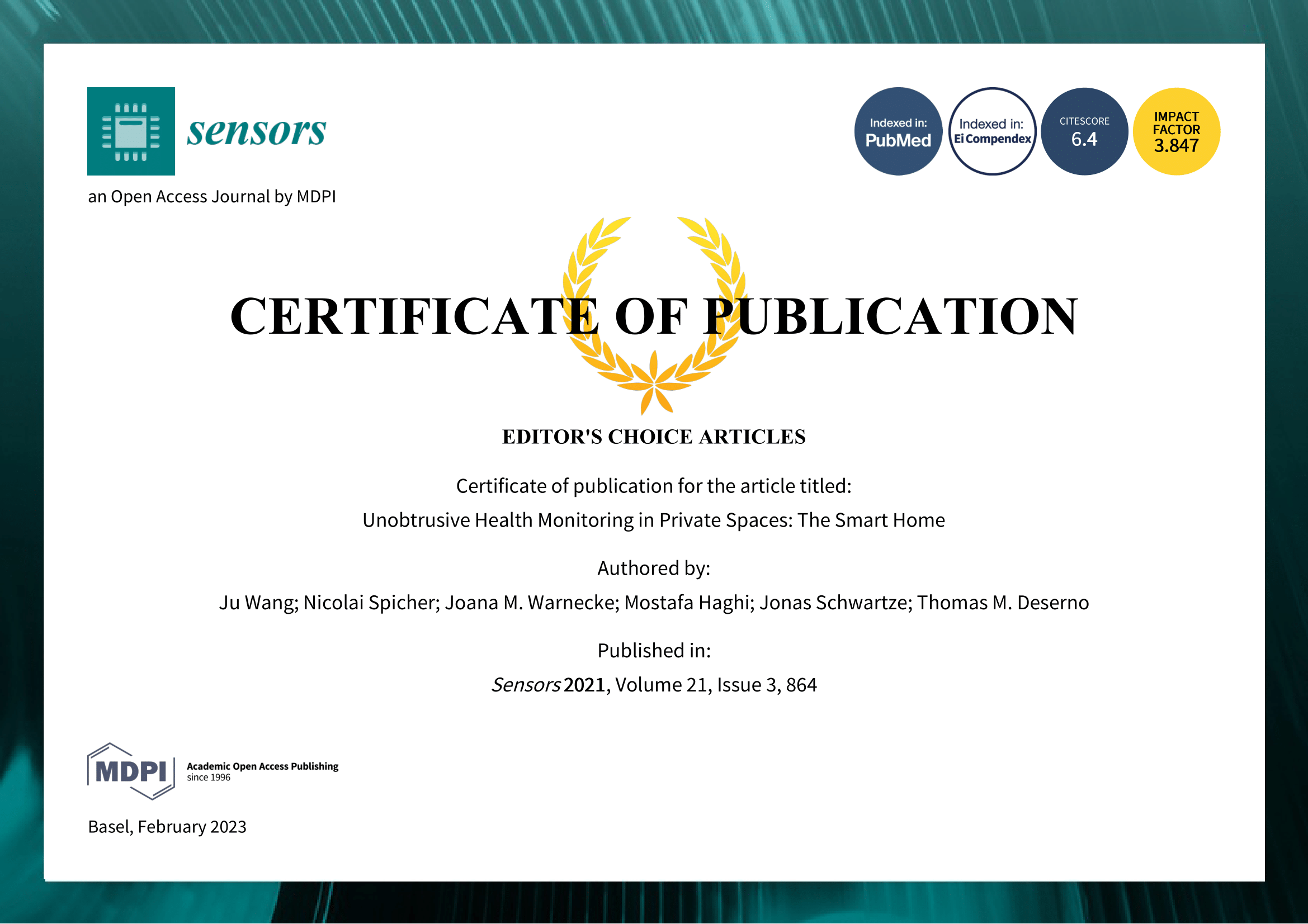 Artikel von Forschungsgruppe vom PLRI als "Editor's Choice Article" ausgew&auml;hlt