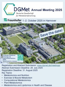DGMet-Jahrestagung vom 1. bis 2. Oktober 2025 in Hannover: Anmeldung jetzt geöffnet!