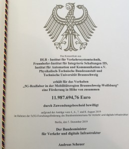 Konsortium erh&auml;lt Bundesf&ouml;rderung zur 5G-Mobilfunk-Erforschung