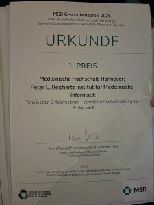 1. Platz - MSD Gesundheitspreis 2026